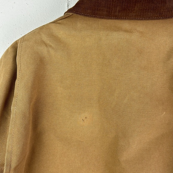 Vintage 90’s Carhartt Detroit Chore Blanket Jacket Brown - Picture 4 of 7